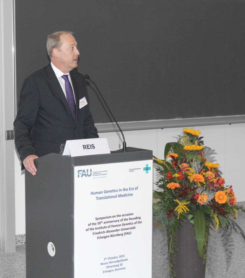Prof. Dr. André Reis (Direktor des Humangenetischen Institutes) Foto: Roswitha Linsenmeyer