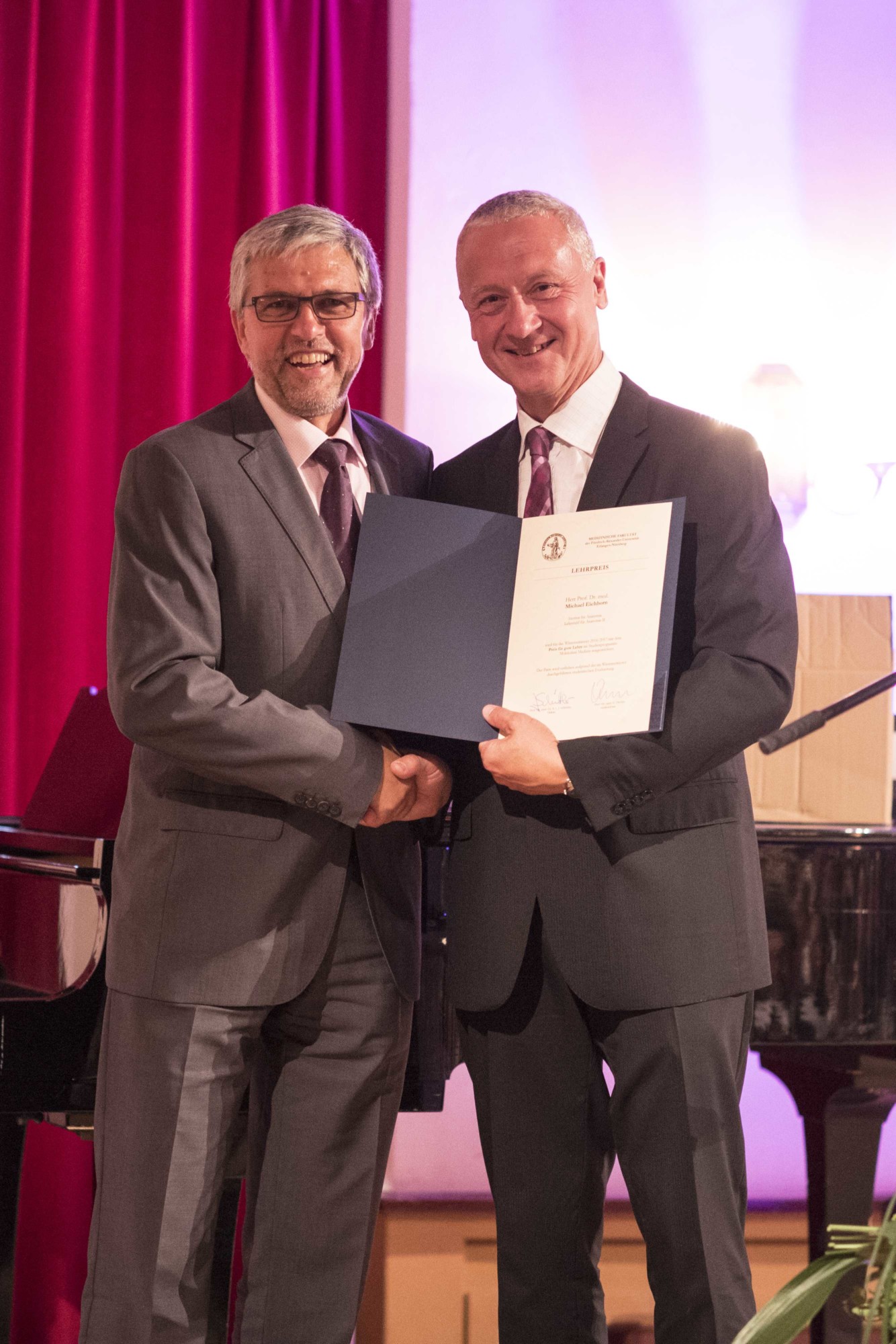 Preis für gute Lehre an Prof. Dr. M. Eichhorn