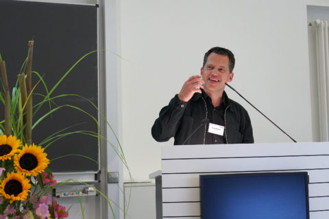 Prof. Dr. Pascal Berberat, MME, Direktor TUM warb für den kommenden 10. Bayerische Tag der Lehre in der Medizin nächstes Jahr Foto: Birk Müller