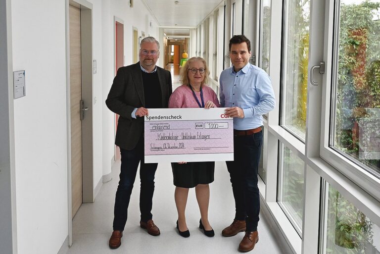 1.000 Euro für das Kinderpalliativzentrum