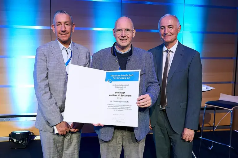 Prof. Beckmann zum Ehrenmitglied ernannt
